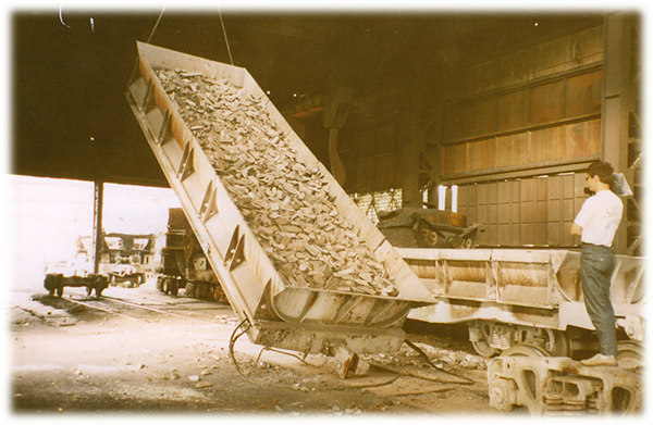 Рис.2. Исследования транспортных характеристик чугуна, Липецк, 1994 г.